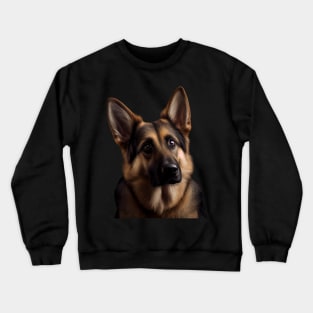 Cute German Shepherd - Look Into My Eyes 2 Crewneck Sweatshirt